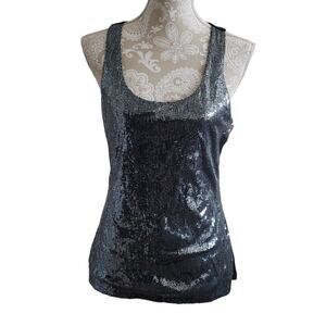 The Limited Silver Sequins Tank M